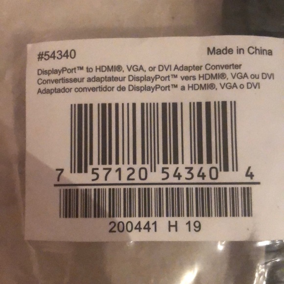C2G 54340 DisplayPort to 4K UHD HDMI, VGA, or DVI - Picture 2 of 2